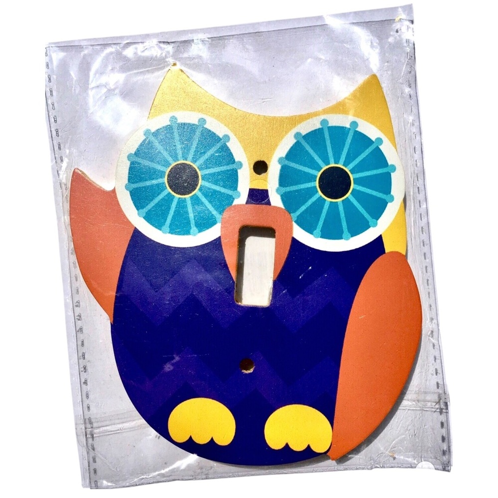 Michaels Colorful Owl Light Switch Cover - Multicolored